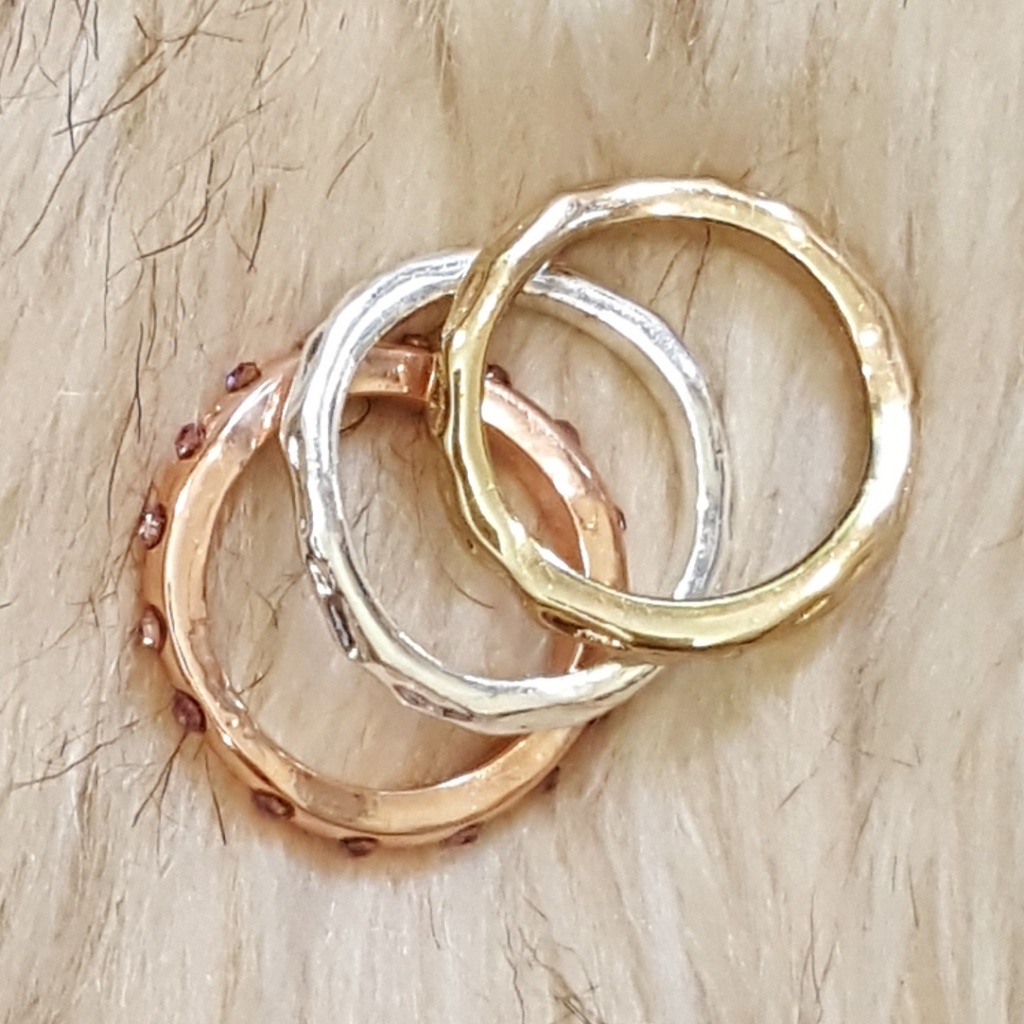 Tri-Color Ring Set 7$